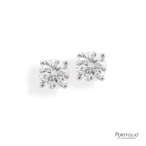 0.25ct Diamond White Gold Earrings