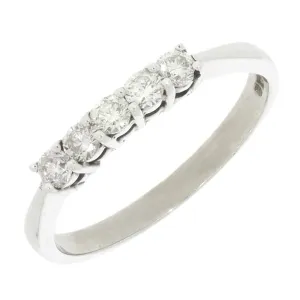 9ct White Gold 0.34cts Diamond Eternity Ring