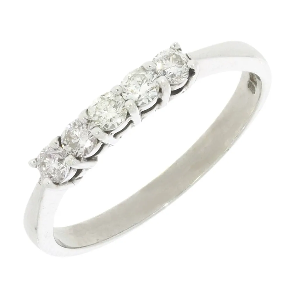 9ct White Gold 0.34cts Diamond Eternity Ring