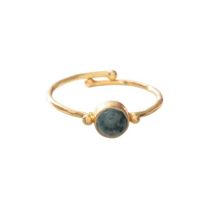 A Beautiful Story Faithful Labradorite Ring GP