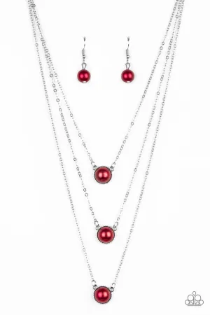 A Love For Luster - Red Necklace