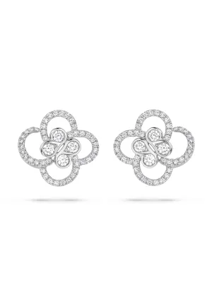 Be Boodles Platinum Diamond Earrings