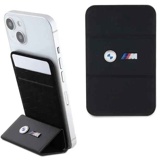 BMW M Series Magnetic Card Holder MagSafe with Stand Black - BMWCSMMPGK