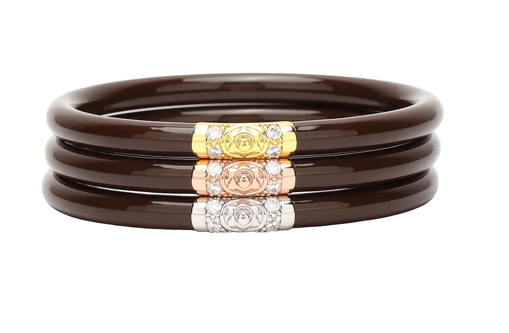 Budha Girl - All Weather Bangles® - Three Kings - CHOCOLATE