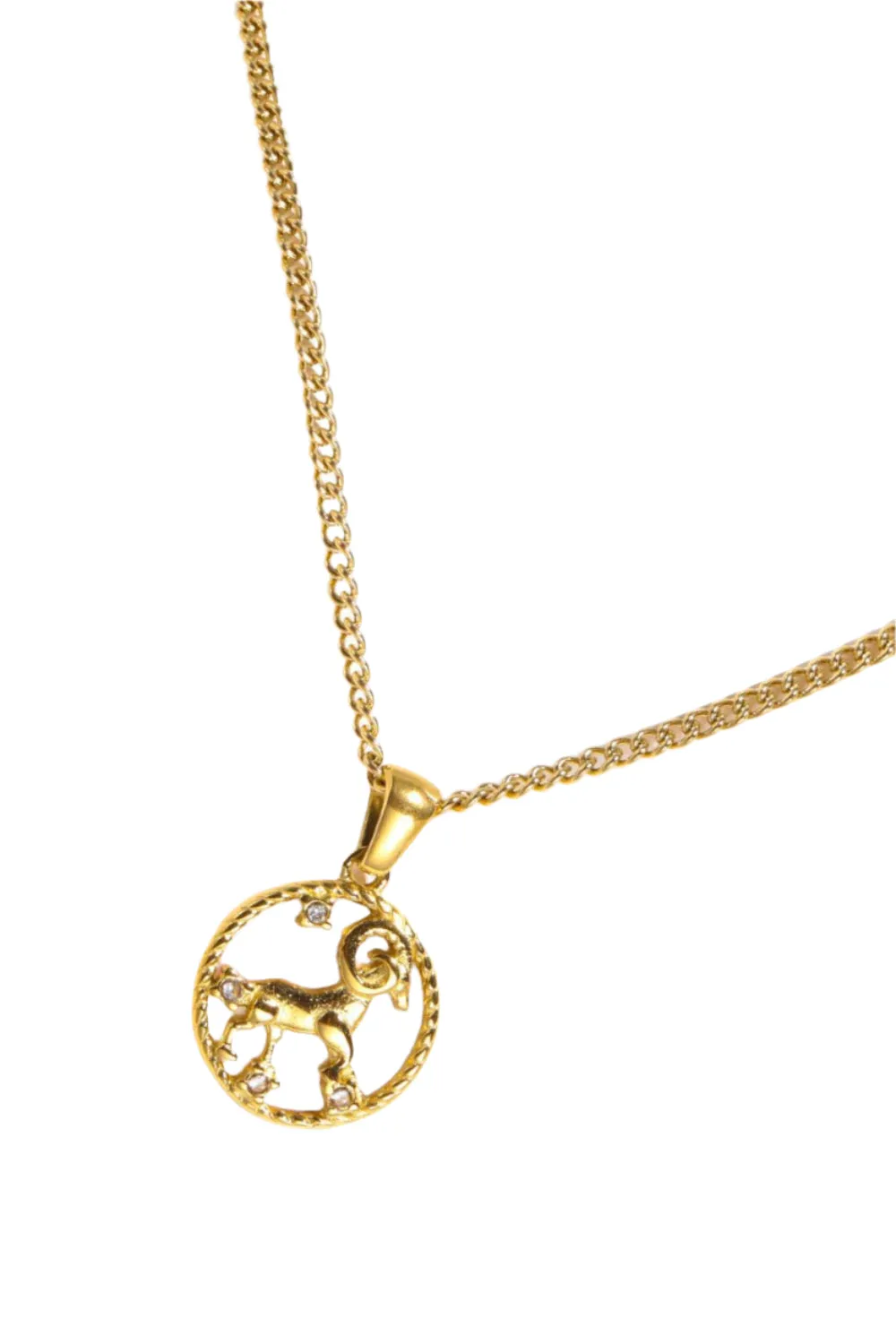 Constellation Astrology Pendant Stainless Steel Necklace