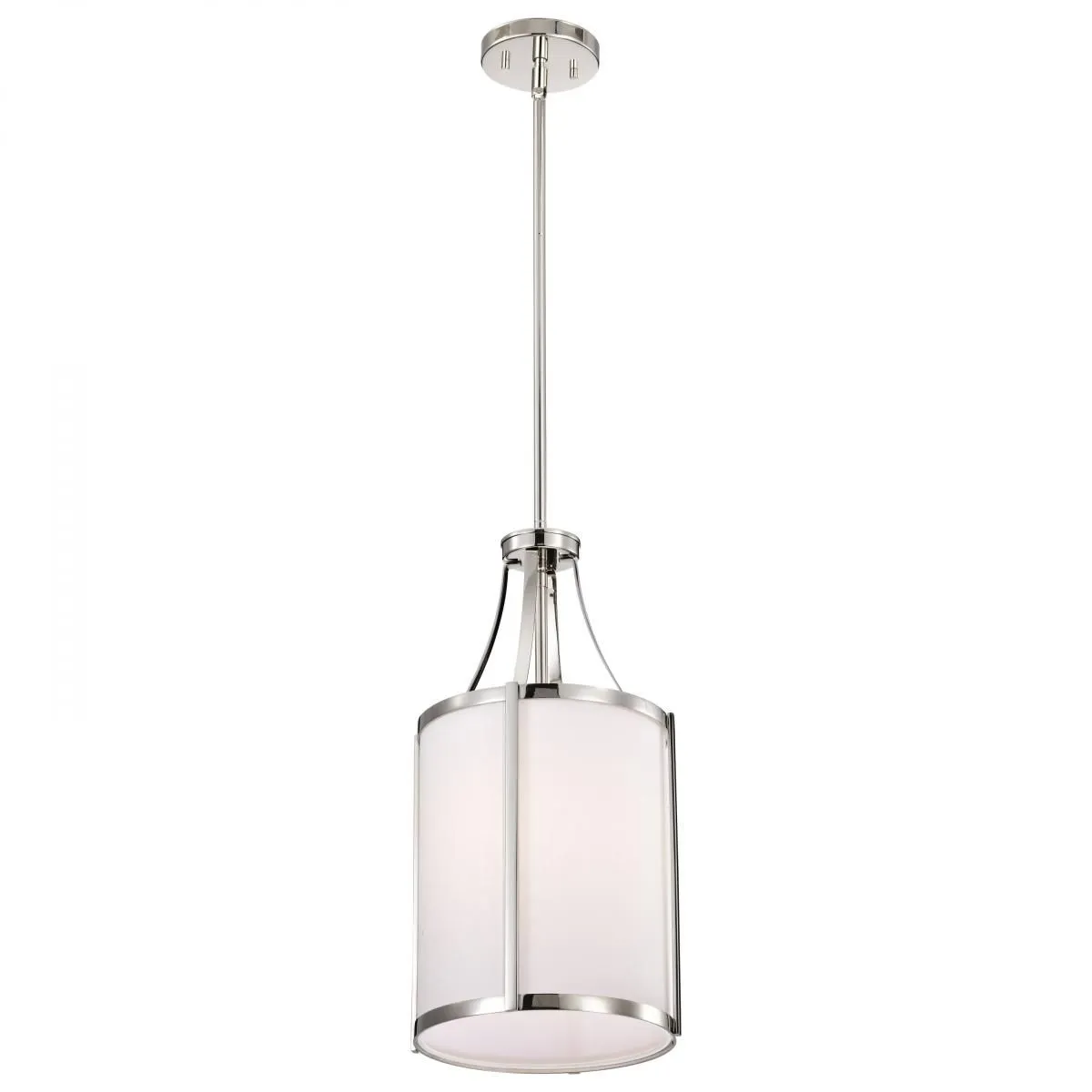 Easton 10 in. Pendant Light Polished Nickel Finish