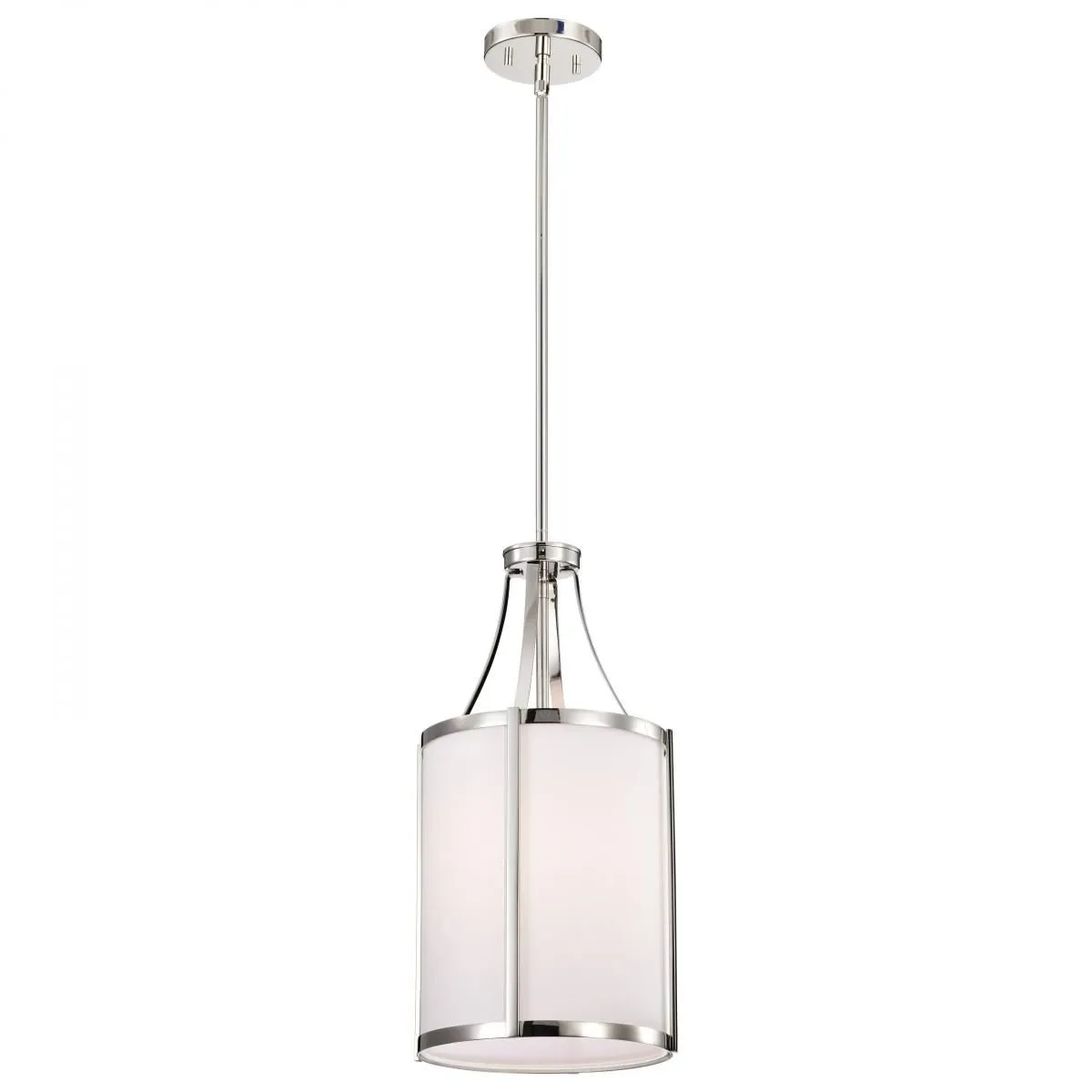 Easton 10 in. Pendant Light Polished Nickel Finish