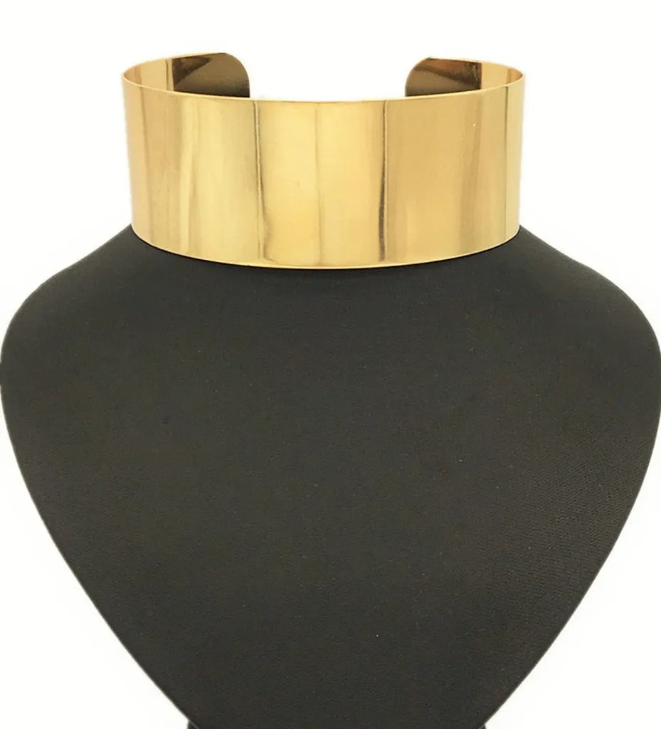 Exaggerated Alloy Collar Necklace from Planderful Collection