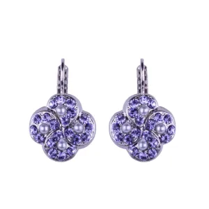 Extra Luxurious Quatrefoil Leverback Earrings in "Dawn" *Custom*