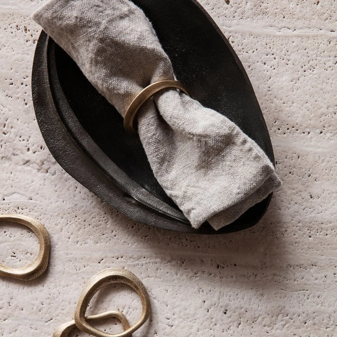 Flow Napkin Rings - Set of 4