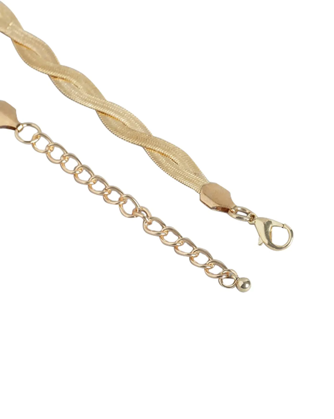 Gold Plated Double Chain Stylish Chain For Women