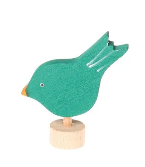 Grimms Birthday and Advent Ring Decoration - Pecking Bird