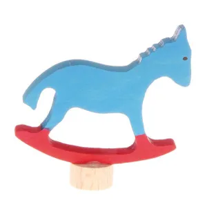 Grimms Birthday and Advent Ring Decoration - Rocking Horse