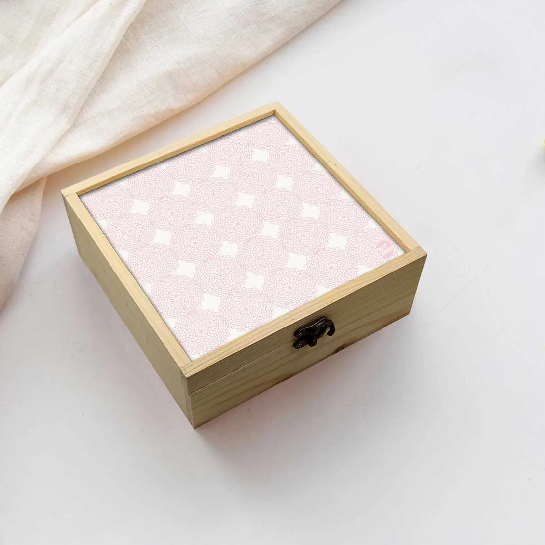 Jewellery Box Makepup Organizer -  Beautiful Pink Flower