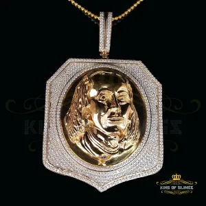 King Of Bling's Create Custom Design in 925 Silver Change the Centre image as you like with Cubic Zircon