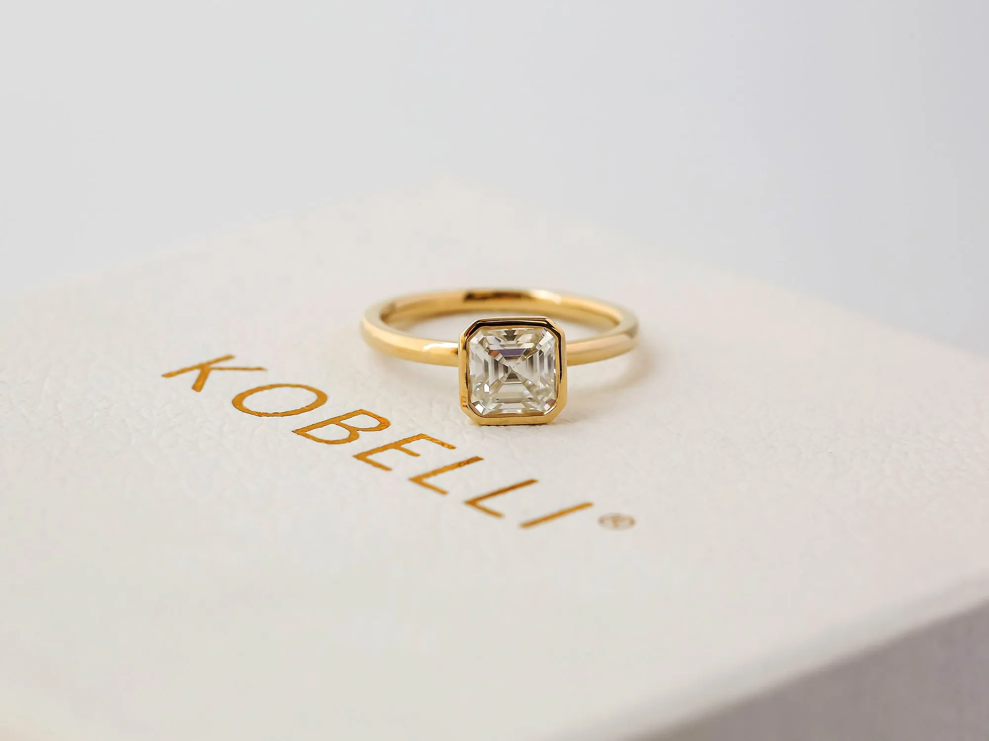 Kobelli Grown - A.M.O.R.E. 2X Posh 2.00ct Asscher Ring