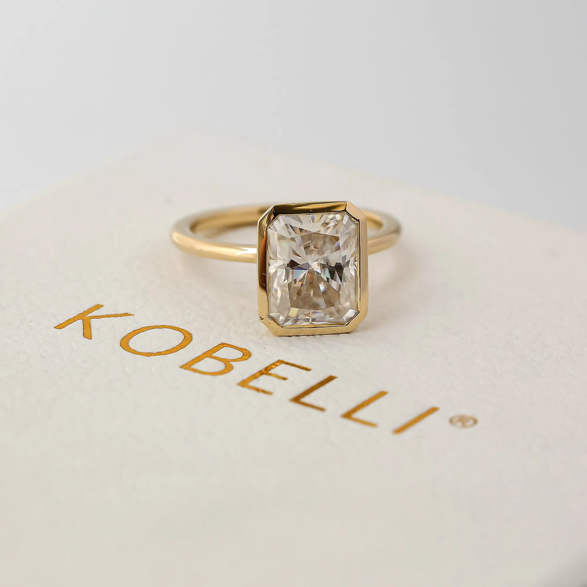 Kobelli Grown - A.M.O.R.E. 4X Pageant 3.75ct Radiant Ring