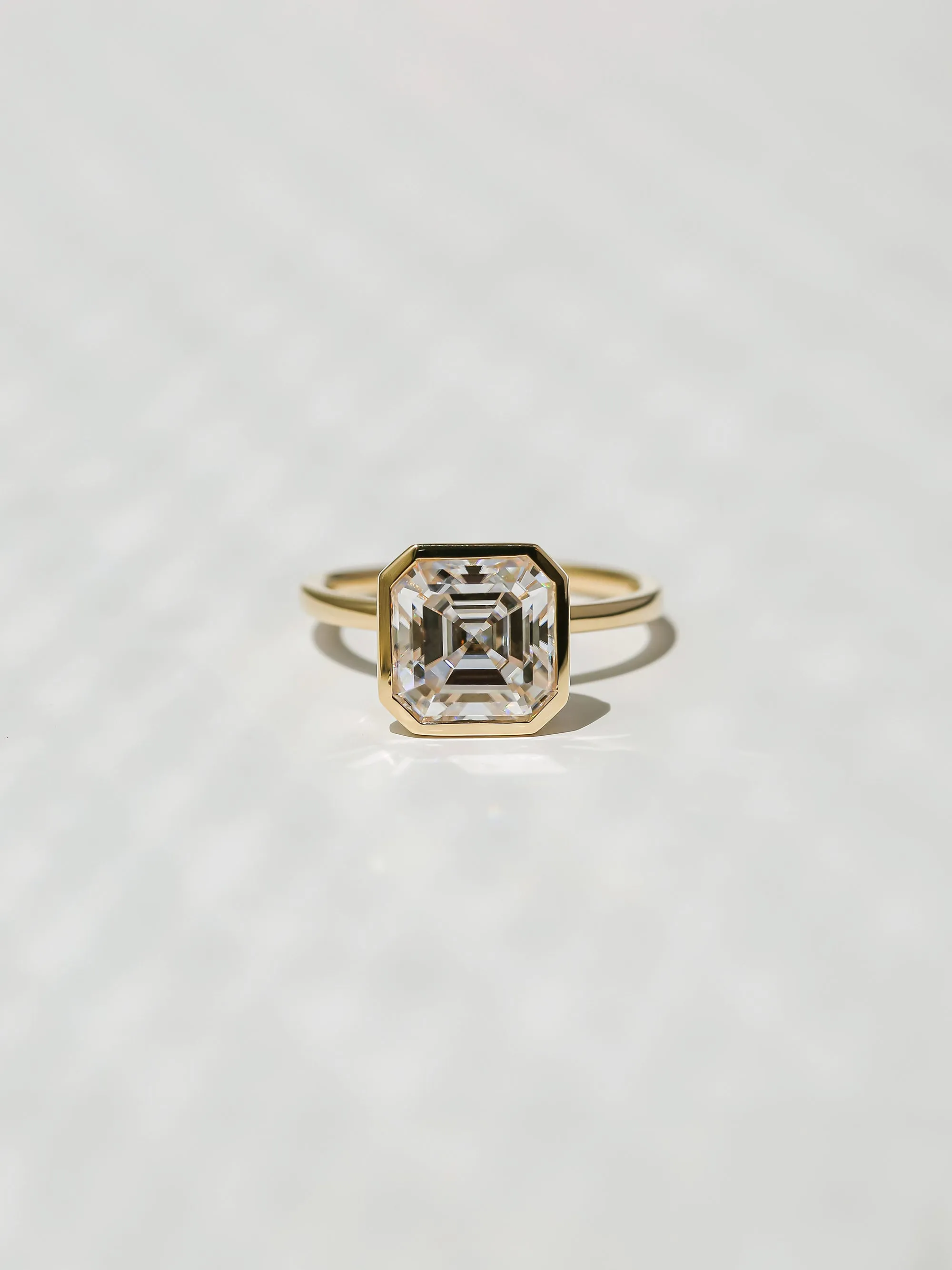 Kobelli Grown - A.M.O.R.E. 4X Pageant 4.00ct Asscher Ring