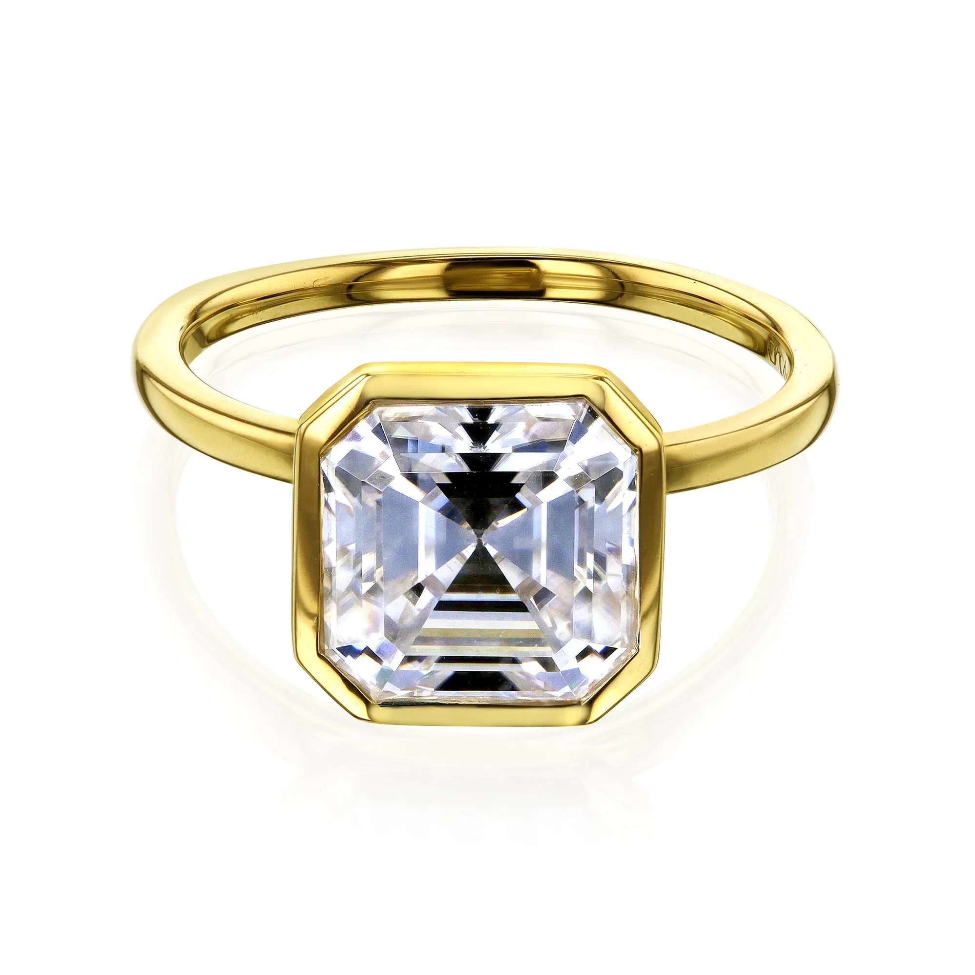 Kobelli Grown - A.M.O.R.E. 4X Pageant 4.00ct Asscher Ring