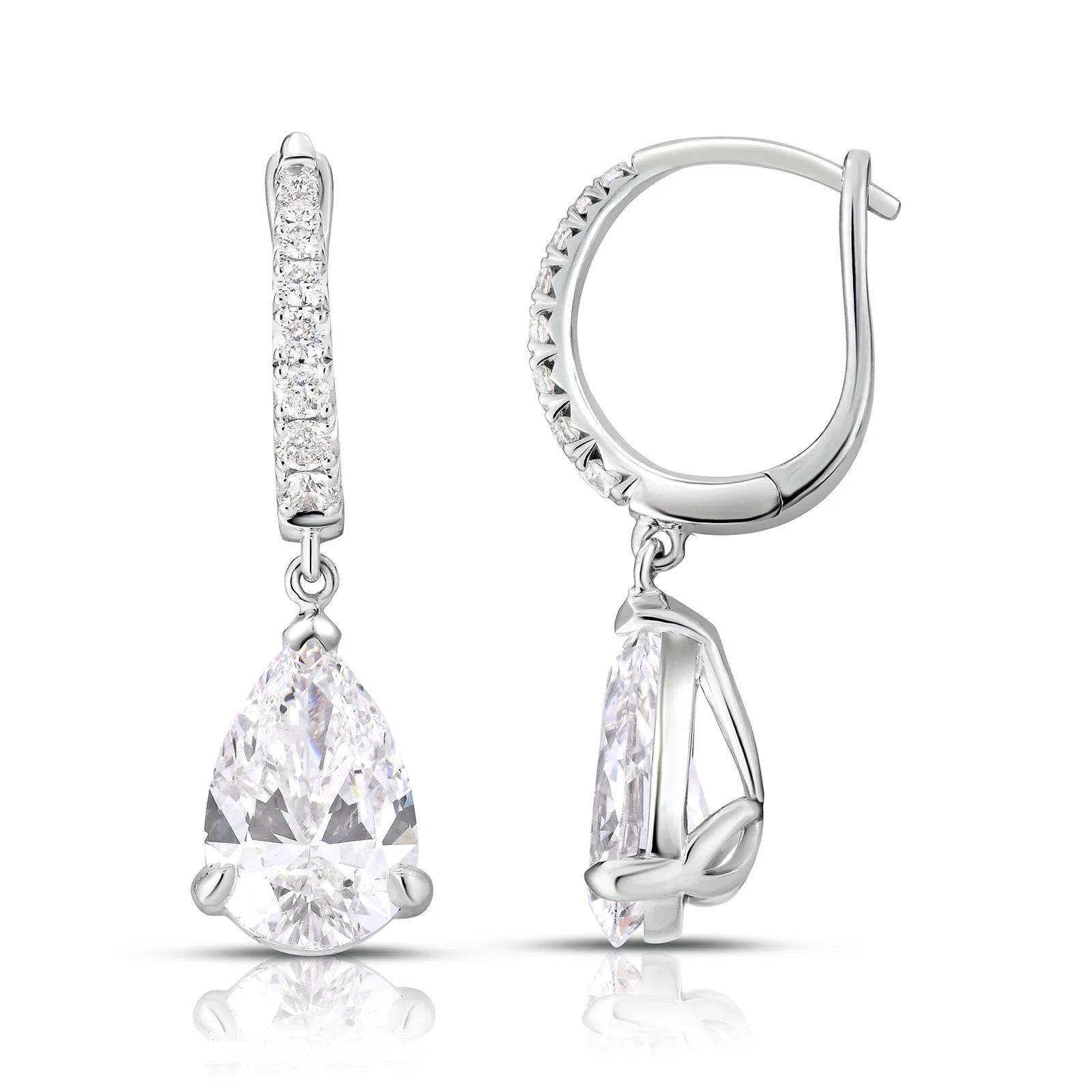 Lab Grown Diamond Drop Earrings