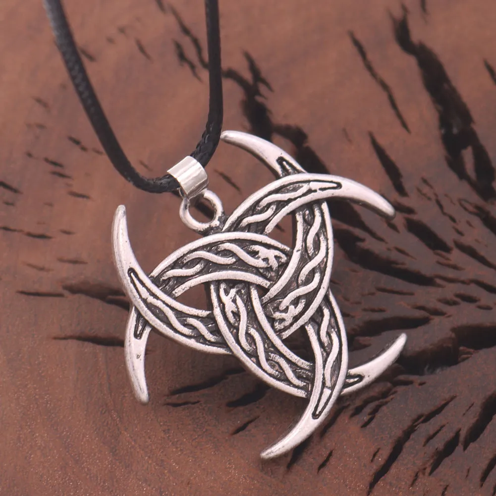 Legendary Norse Odin Cape Necklace with Dragon Pendants for Men