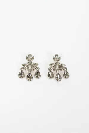 Mini Chandelier Earrings Smoke