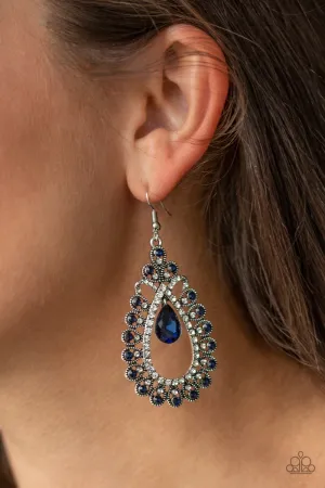 Paparazzi Earring ~ All About Business - Blue