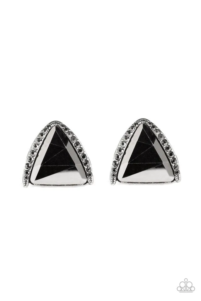 Paparazzi Earring ~ Exalted Elegance - Silver