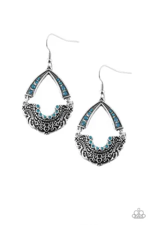 Paparazzi Earring ~ Royal Engagement - Blue