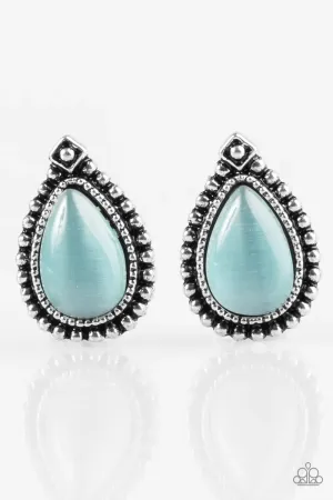 Paparazzi Earring ~ Wouldnt GLEAM Of It - Blue