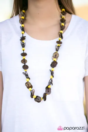 Paparazzi Necklace ~ Carefree Caribbean - Yellow