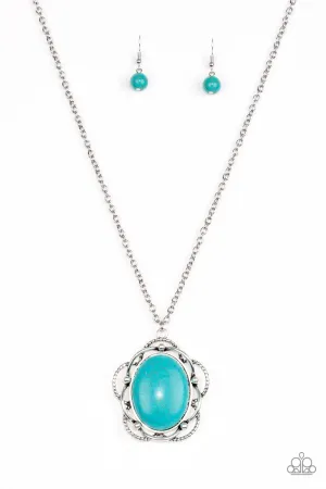 Paparazzi Necklace ~ Let Your Dreams Bloom - Blue