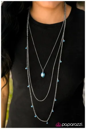 Paparazzi Necklace ~ The Night Life - Blue