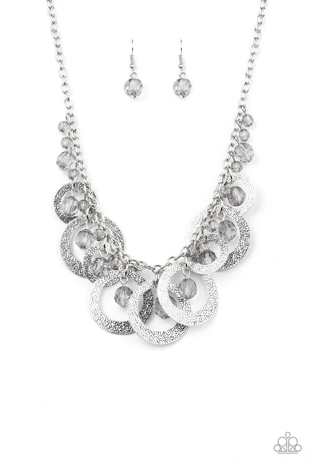 Paparazzi Necklace ~ Turn It Up - Silver