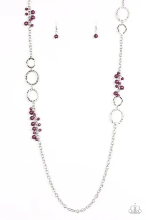 Paparazzi Necklace ~ Wanderlust Way - Purple