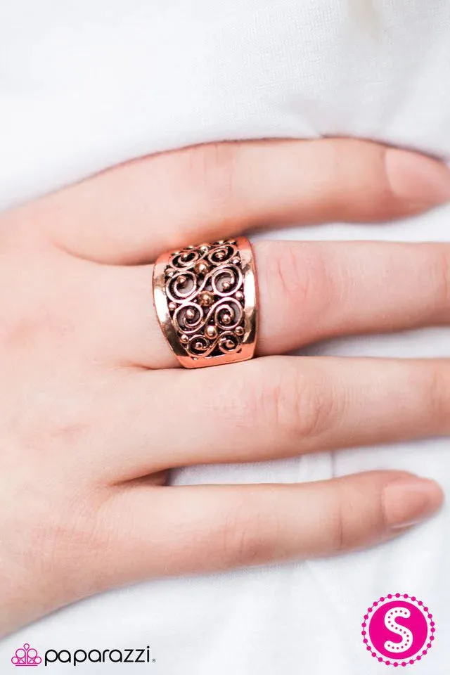 Paparazzi Ring ~ Bay Breeze - Copper