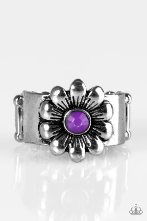 Paparazzi Ring ~ Dreamy Fields - Purple