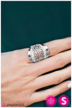 Paparazzi Ring ~ Fancy Framework - Silver