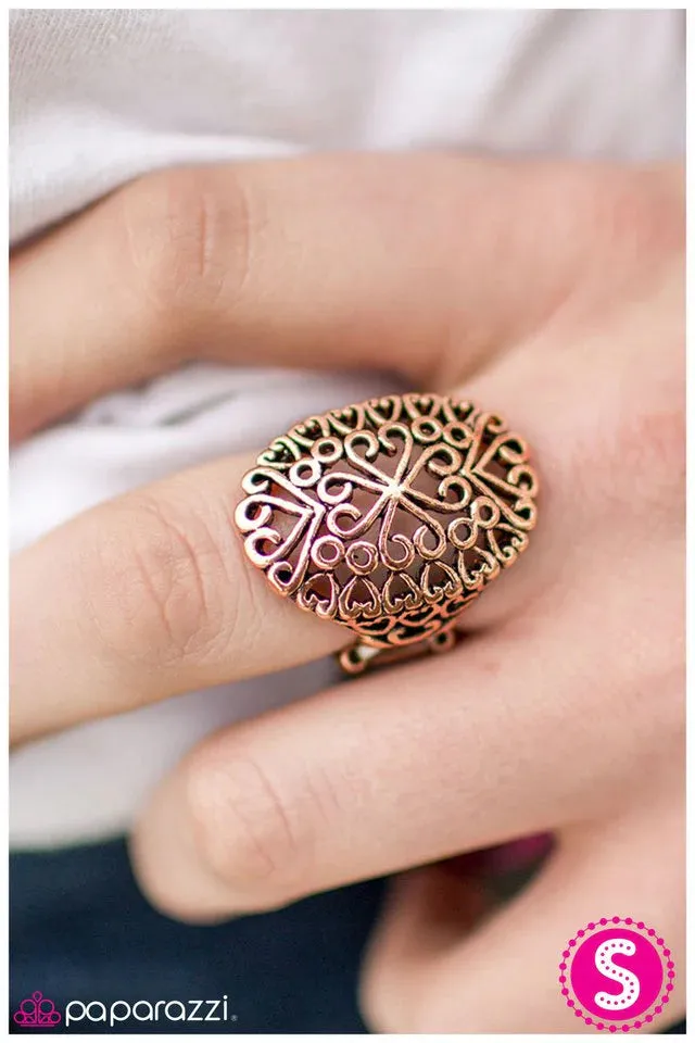 Paparazzi Ring ~ Something To Treasure - Copper