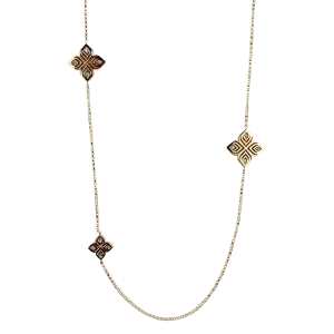 Roberto Coin 18k Yellow Gold Arabesque Station Necklace