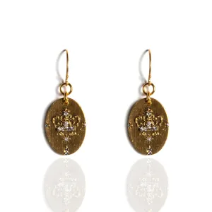 Royal Crown Relic Earrings