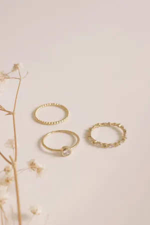 Scarlett Ring Set of 3