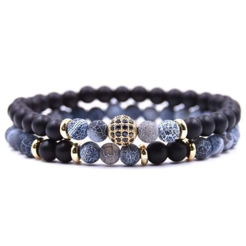 Sons of Odin Blue Sub Zero Bracelet Set