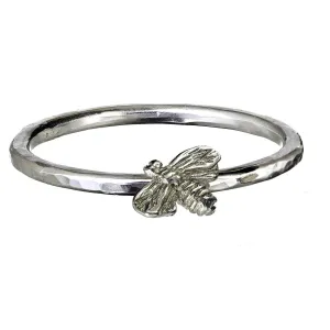 Stacking Rings with Silver Celtic Symbols