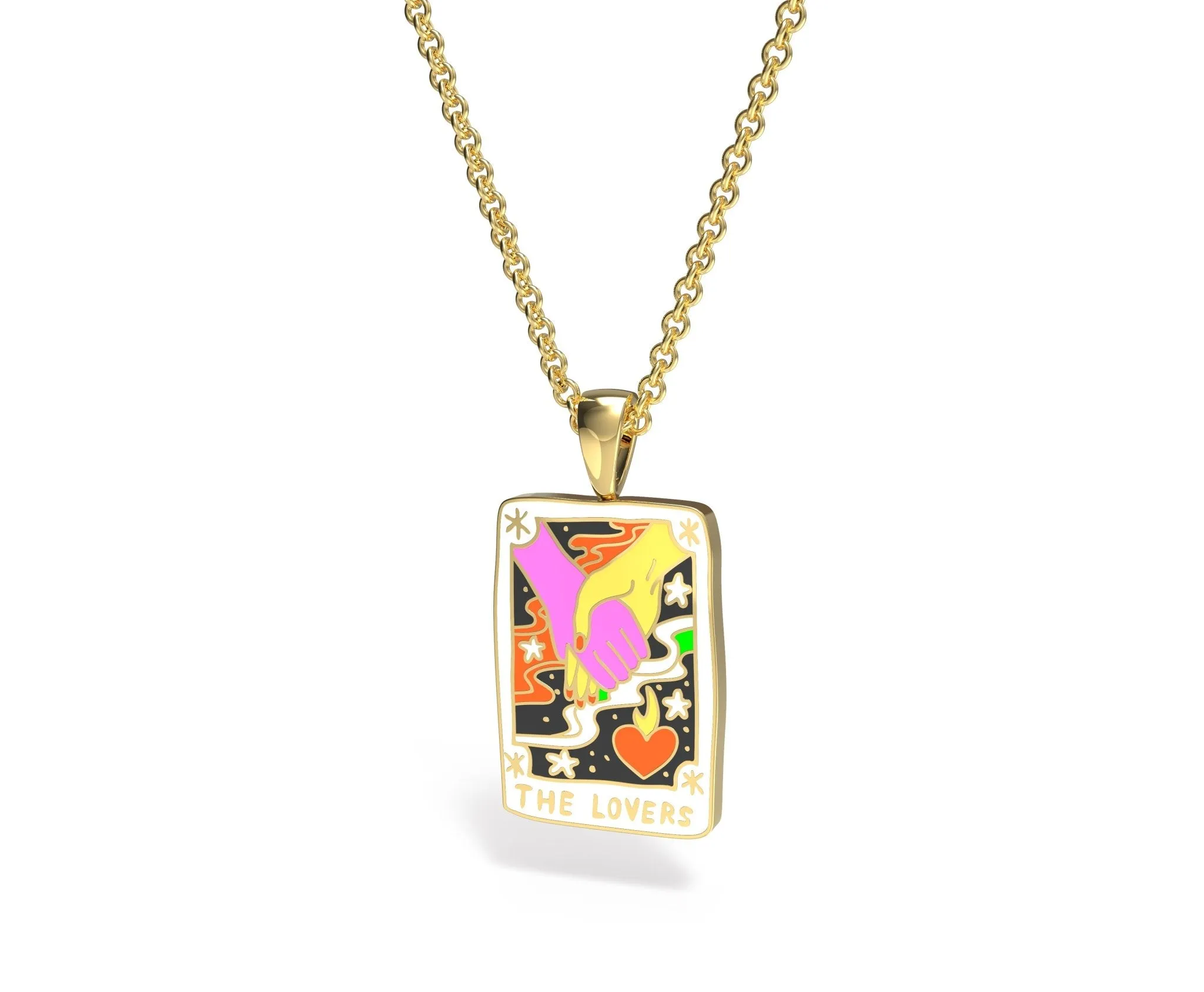 Tarot Lovers Pendant