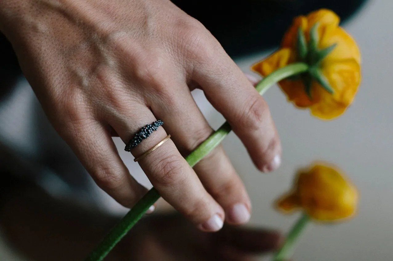 Textured Gold Ring