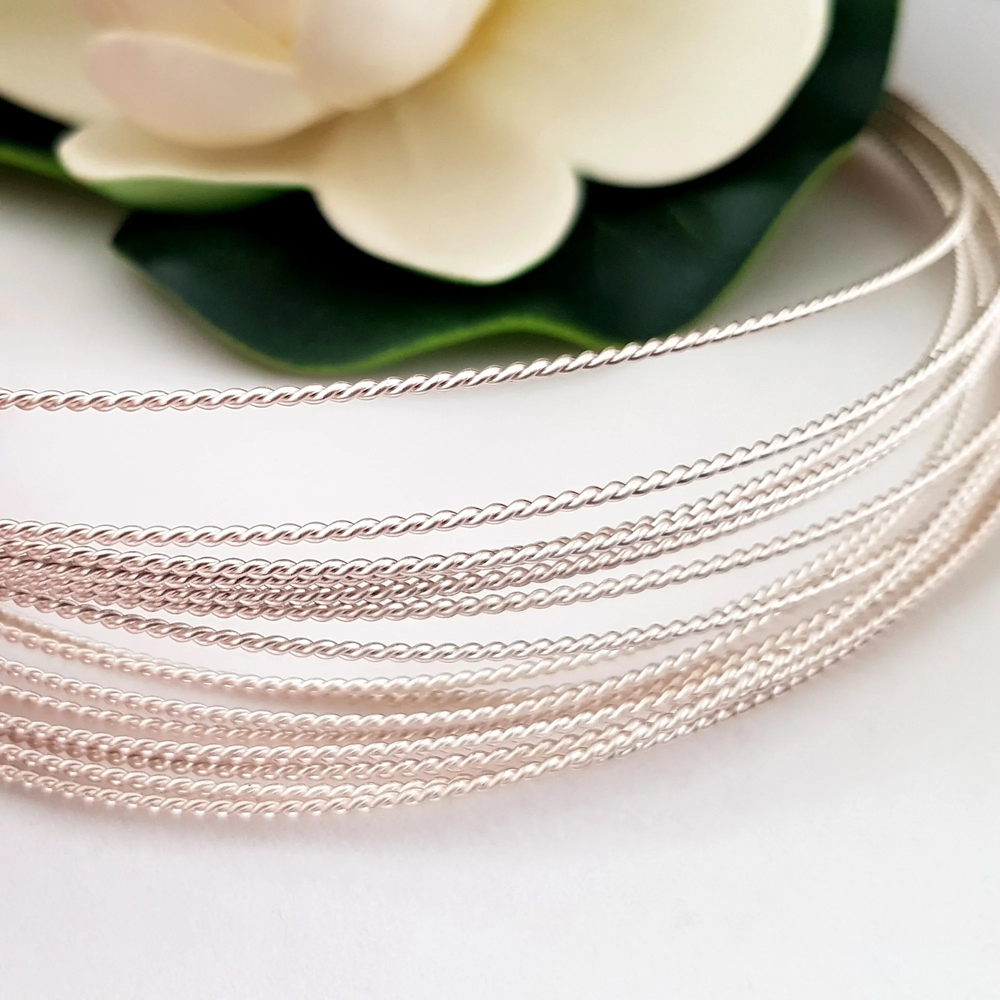 Twisted Fancy Wire Solid Sterling Silver 925 | SS-FancyW | Jewellery Making Supply