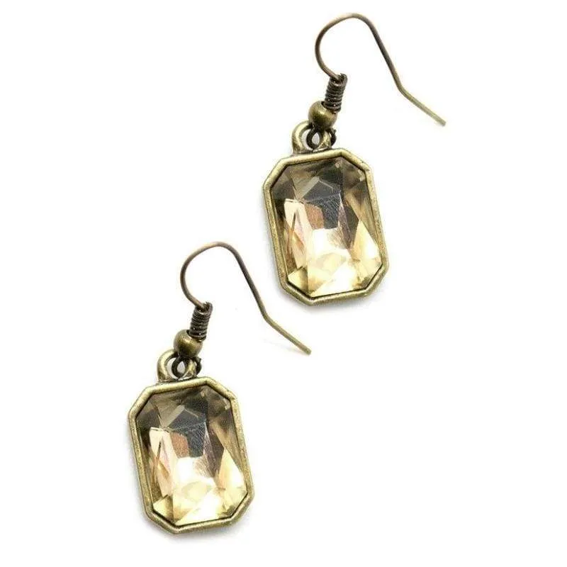 Your Royal SHINE-ness Brass Earrings